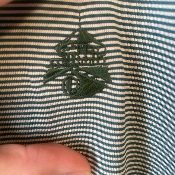 Peter Millar Shirt Mens Size XL Casual Athleisure Summer Comfort Green Golf Polo - Picture 3 of 14